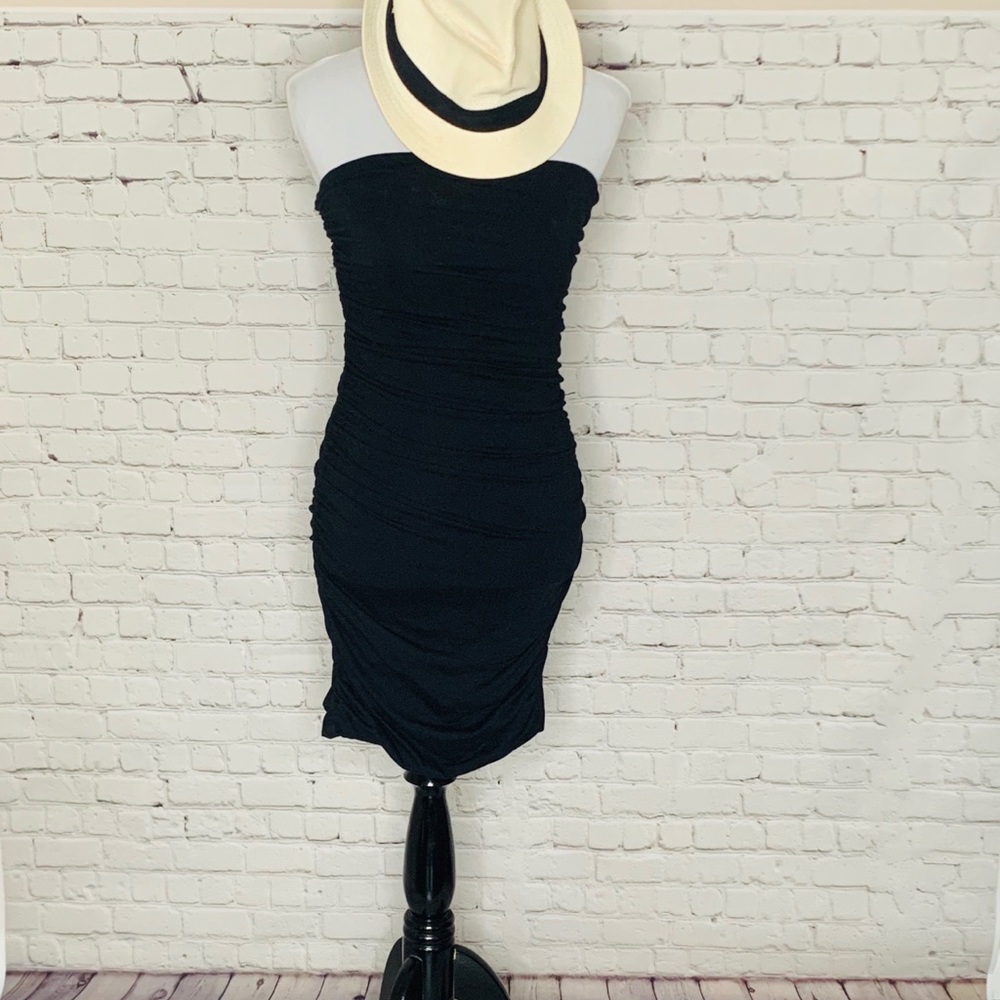Express black bandage dress